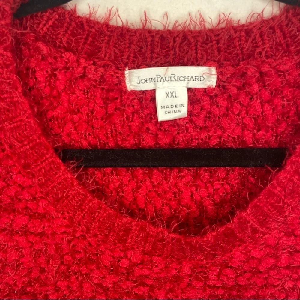 JohnPaulRichard XXL Women’s Red Sweater